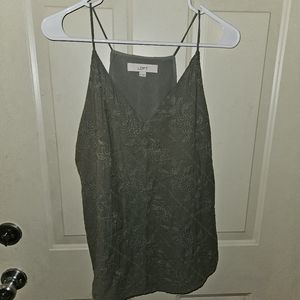 Olive green tank top